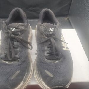 Hoka Men's Black and Gray Athletic Shoes